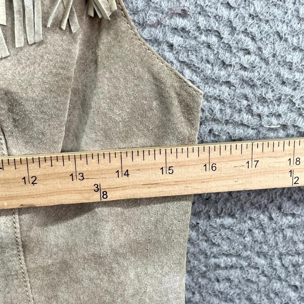 VTG Oakridge by Scully Western‎ Vest Youth Girls 12 Suede Fringe Western Riding